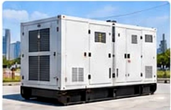 Enclosed industrial generator