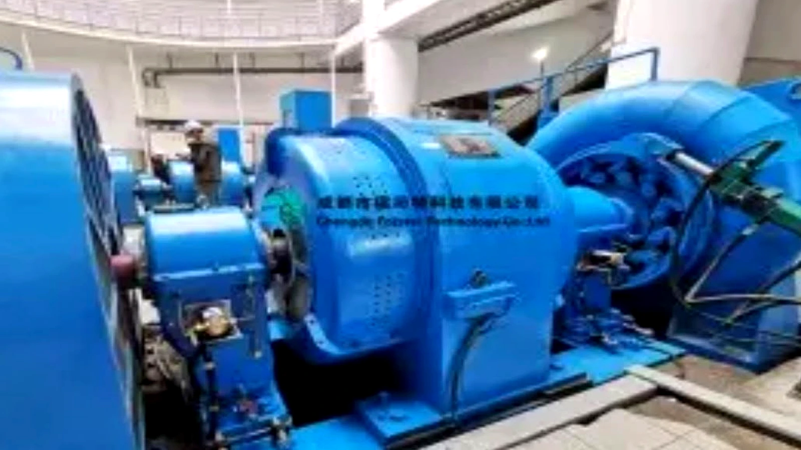 Hydropower generating unit for the hydropower equipment section
